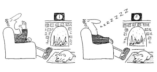 to fall asleep (often unintentionally)