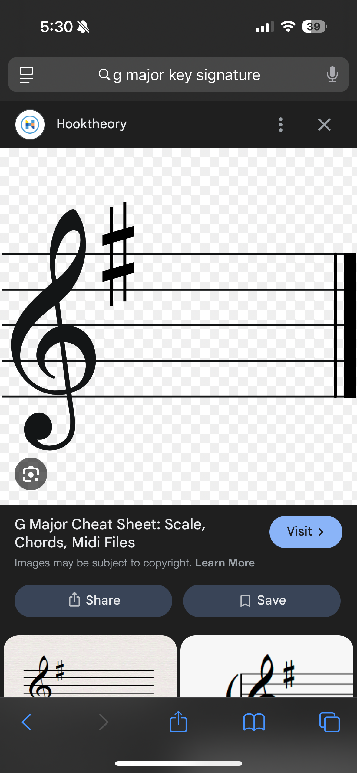 <p>1 sharp </p>