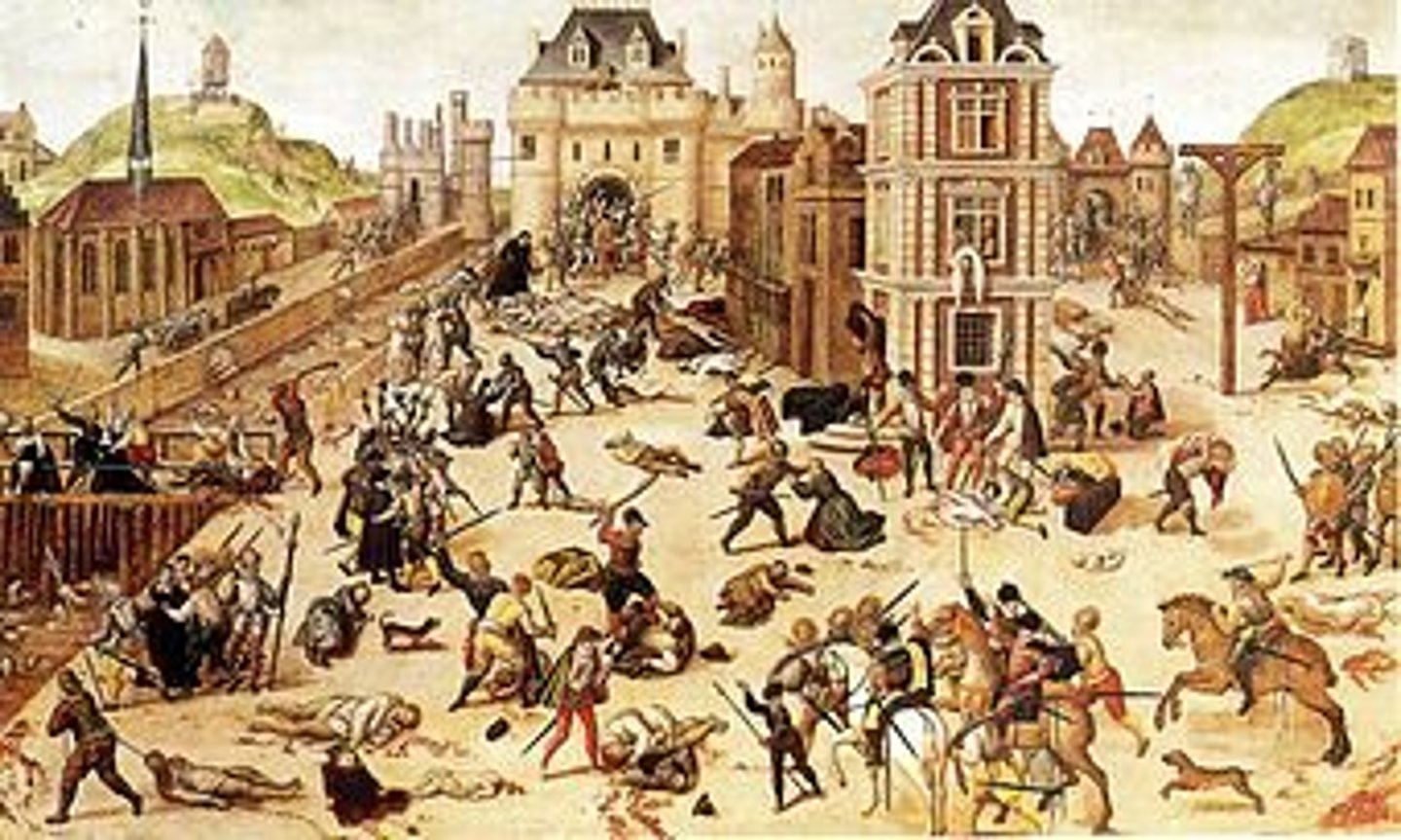<p>Term for French Calvinists who faced persecution during the French Wars of Religion.</p>