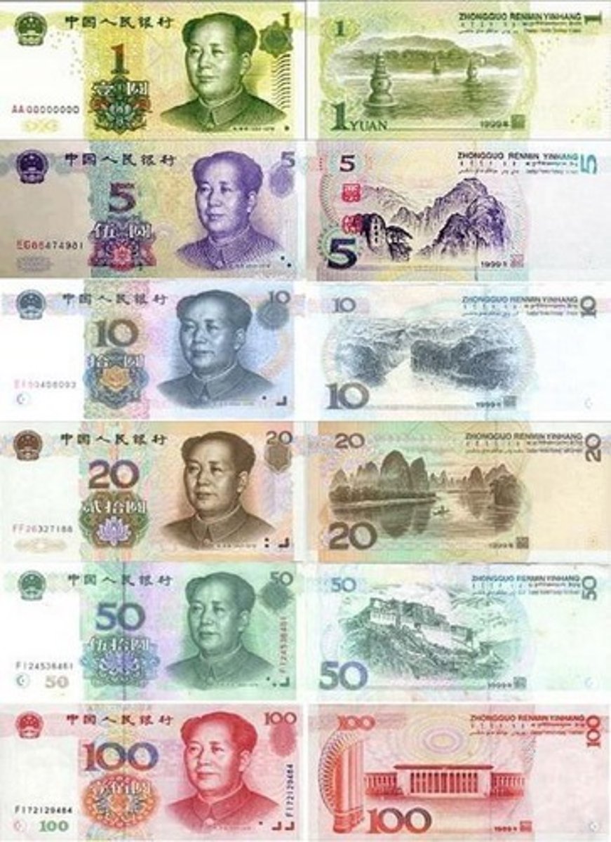 <p>Chinese currency; RMB (rén mín bì )</p>