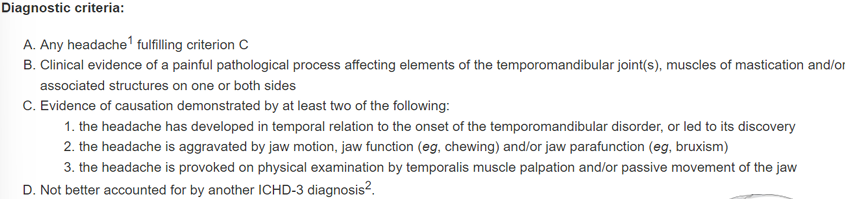 <p>“Referral between Cervical and TMJ - anatomical, neurophysiological, biomechanical, function</p><p>Symptoms: Muscle pain, headaches, joint related issues</p>