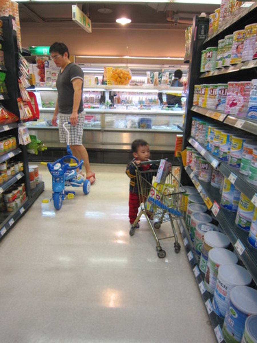 <p>supermarket (chāoshì)</p>
