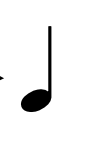<p>A note with the duration of 1 beat.</p>