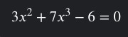 How do you solve the equation