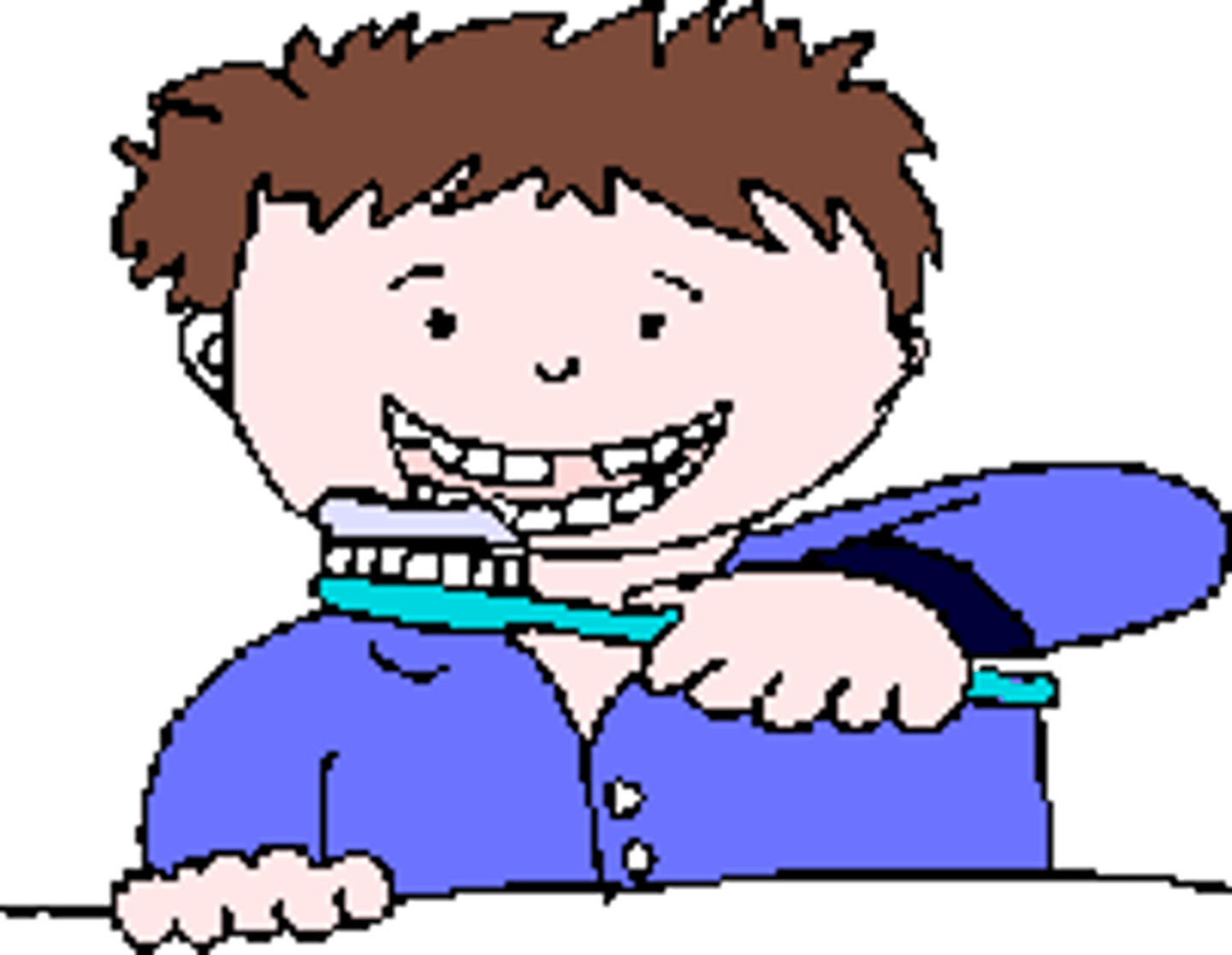<p>to brush teeth</p>
