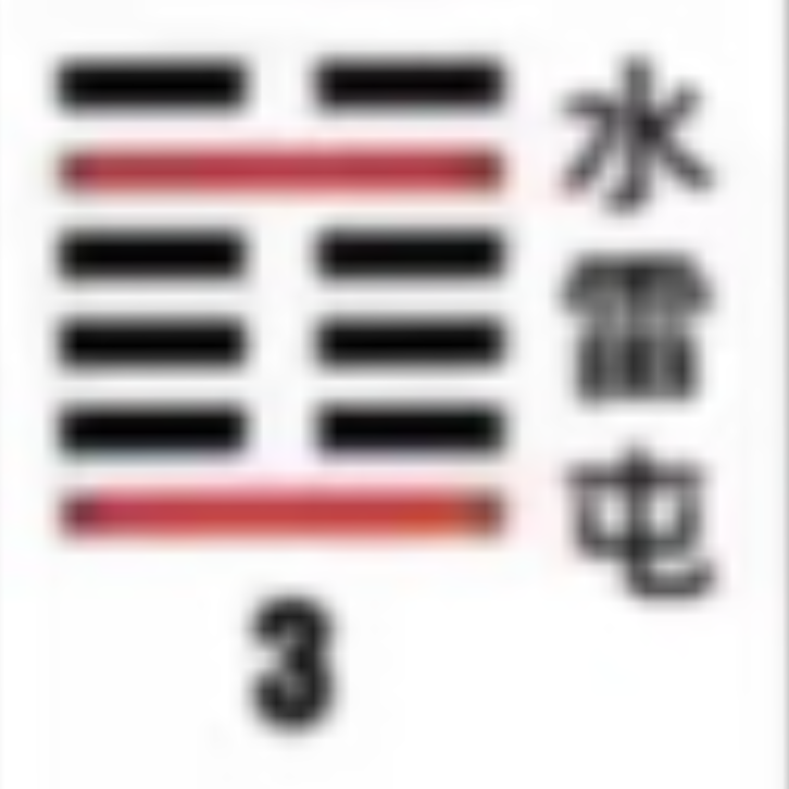 <p><strong>水雷屯(屯卦)</strong></p>