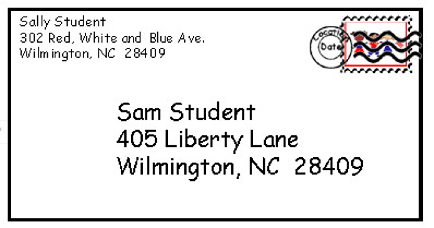 <p>Mi address is .... street ...(number)</p>