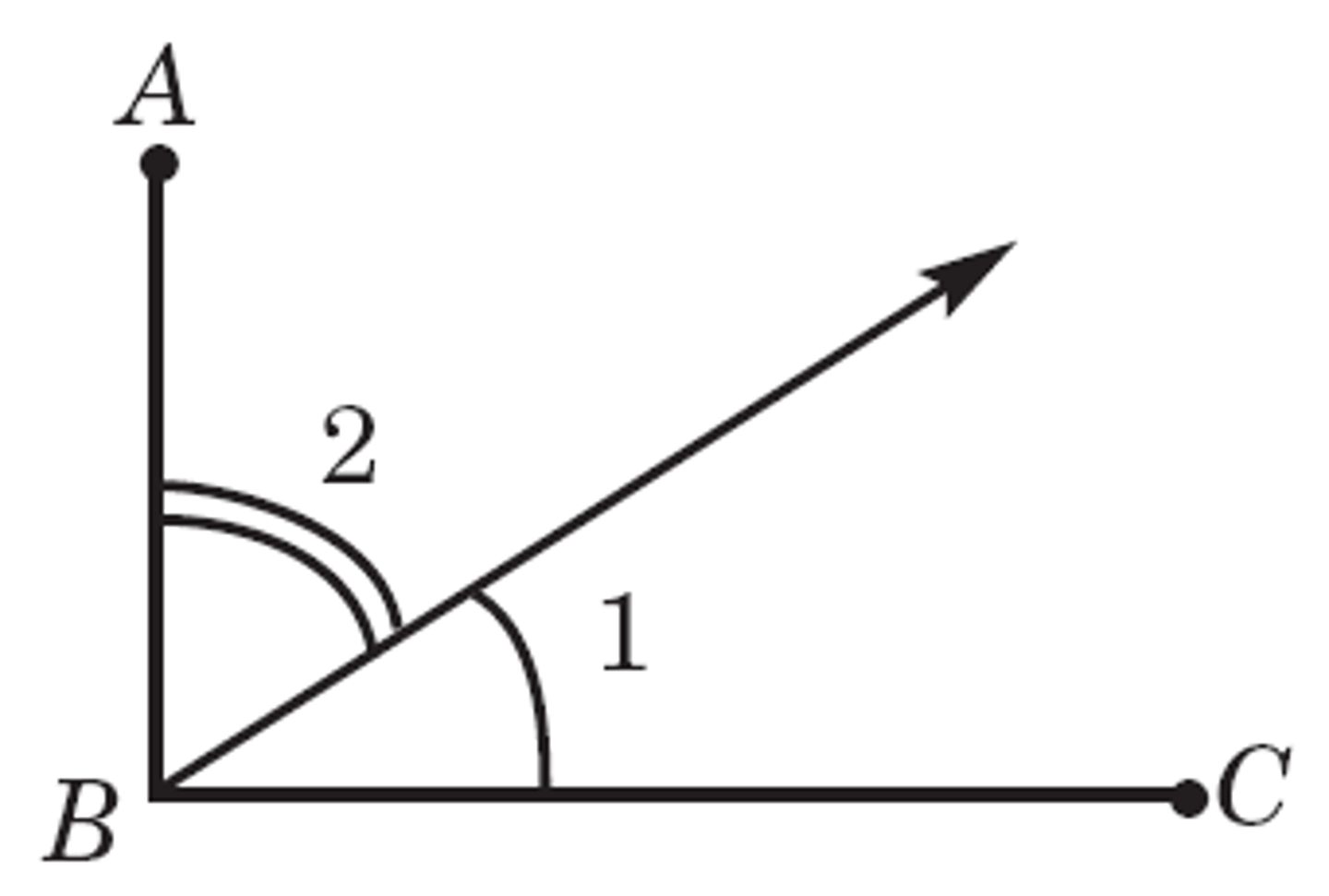<p>2 angles when added together that equal 90 degrees.</p><p>They do not have to be adjacent angles.</p>