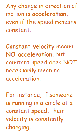 <p>acceleration is the rate of change in velocity</p>