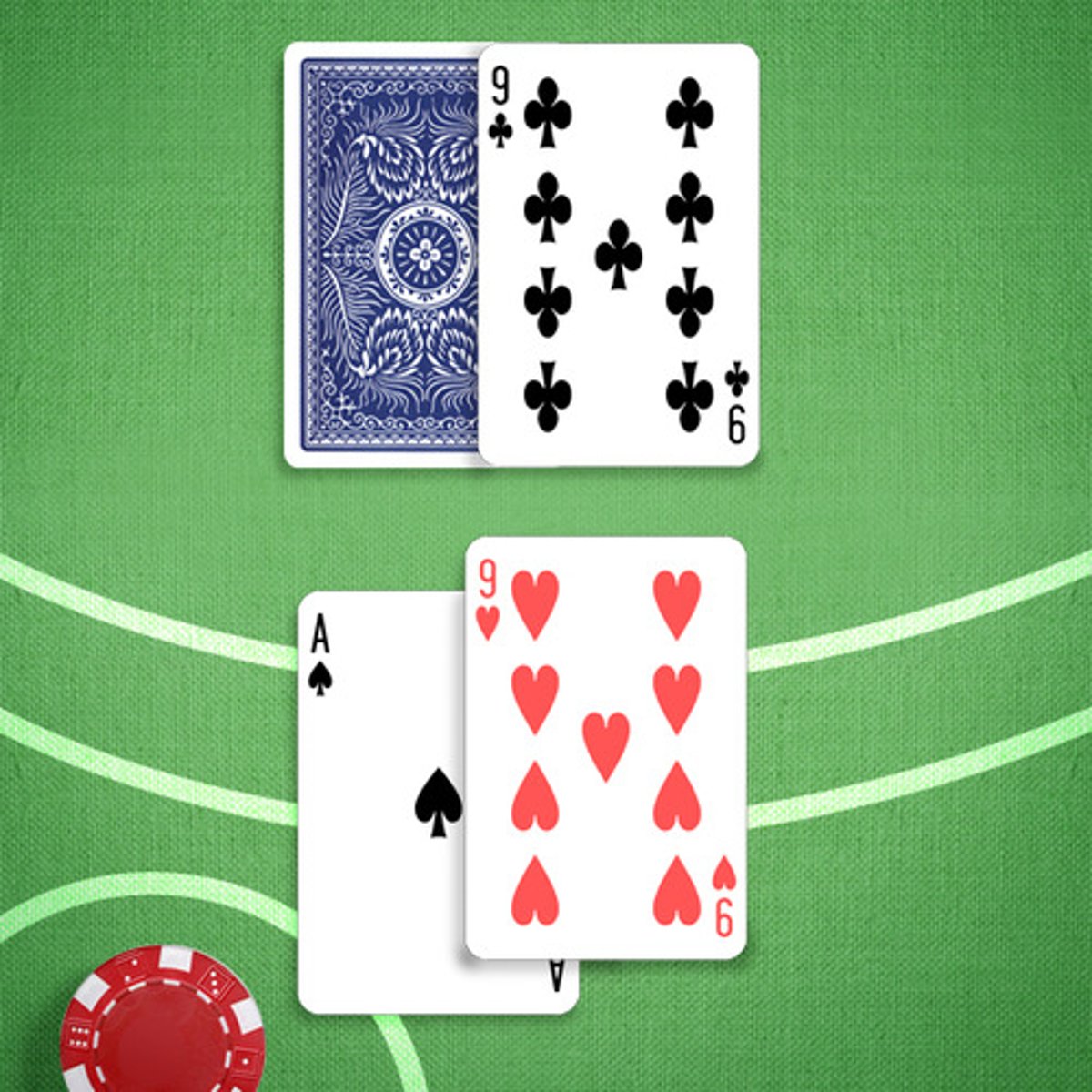 <p>You: 20</p><p>Dealer's Upcard: 9</p>