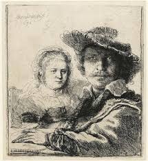 <p>Self-portrait with Saskia</p>