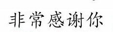 <p>非常感謝你</p>