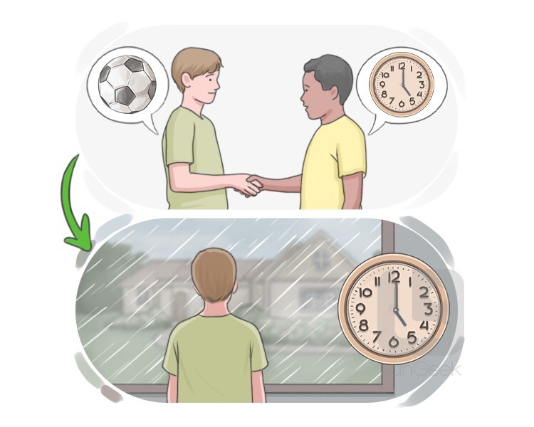 <p>to make it difficult for something to happen</p>