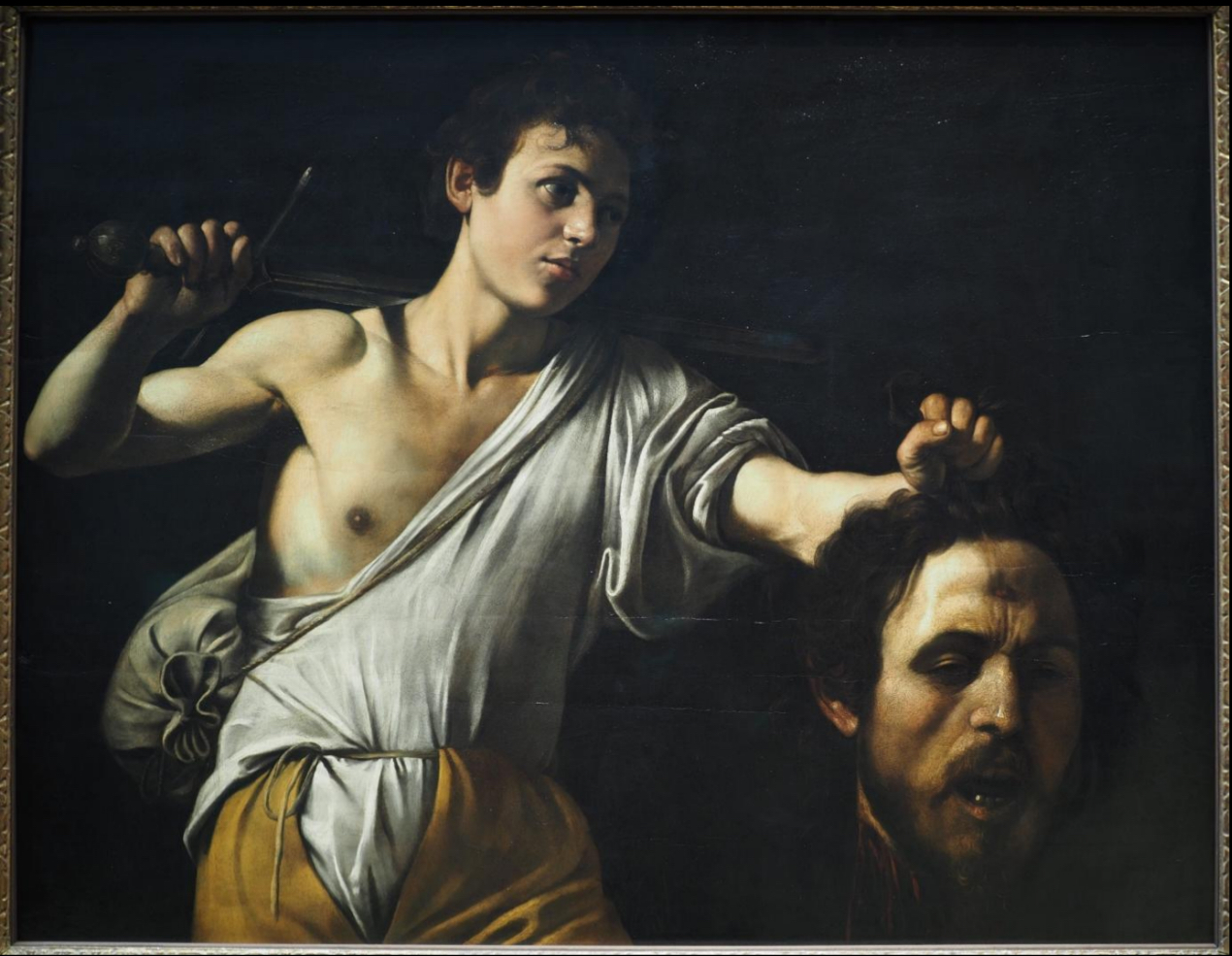 <p>Caravaggio, David With the Head of Goliath (Vienna)</p>