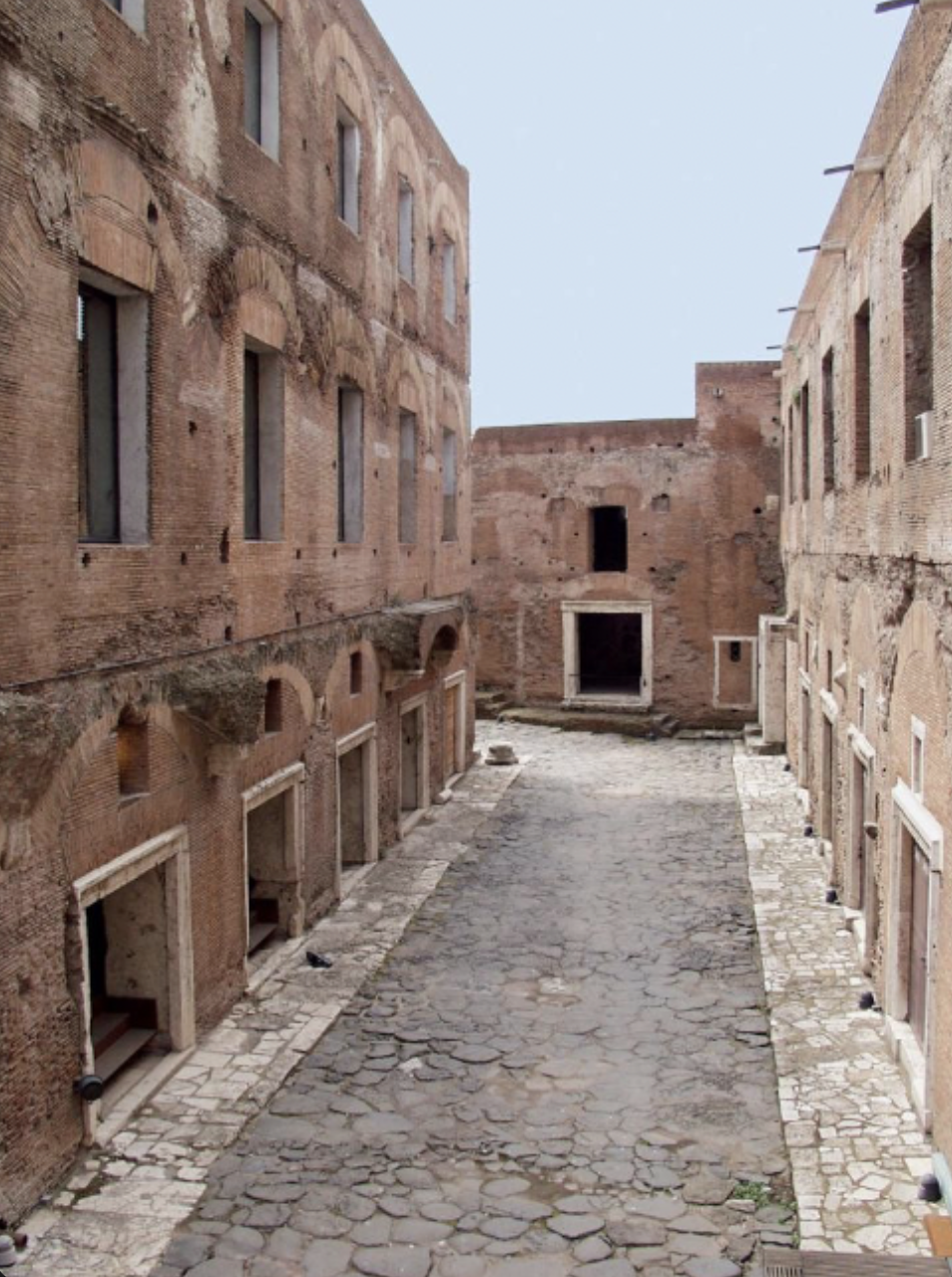 beneath the great hall, markets if trajan 
