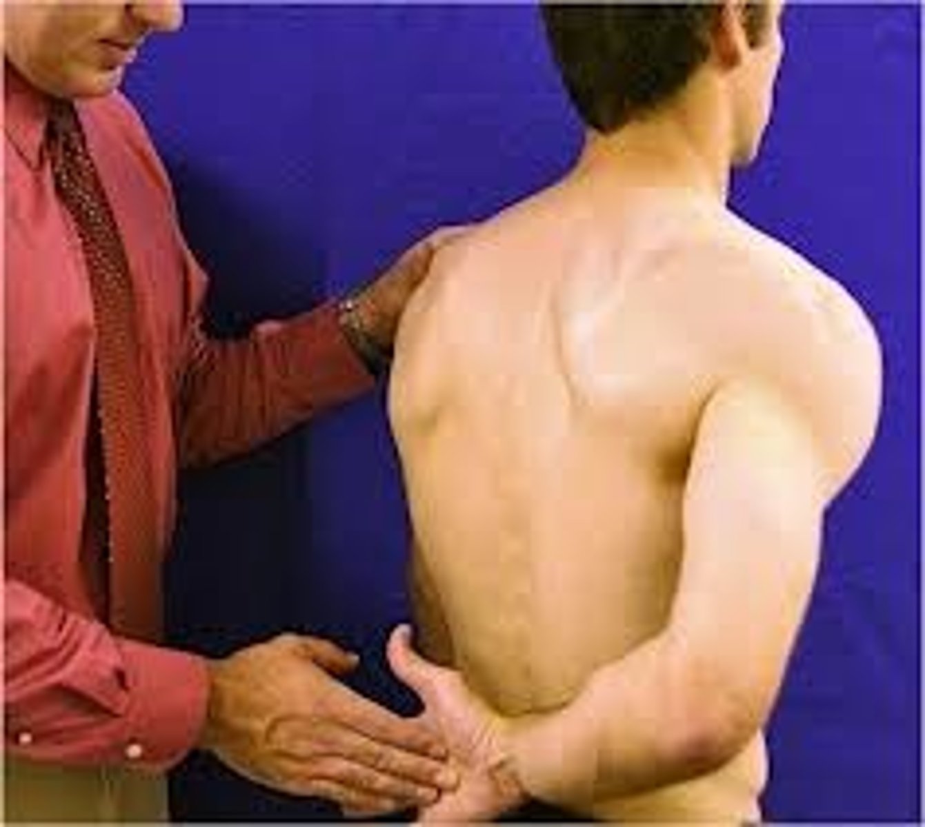 <p>- diagnosis: specifically, subscapularis pathology (rotator cuff)</p><p>- how: ask patient to place hand behind back w/ palm facing away from the body, &amp; lift it away from the back against your resistance</p><p>+ = pain, weakness, or unable to do</p>