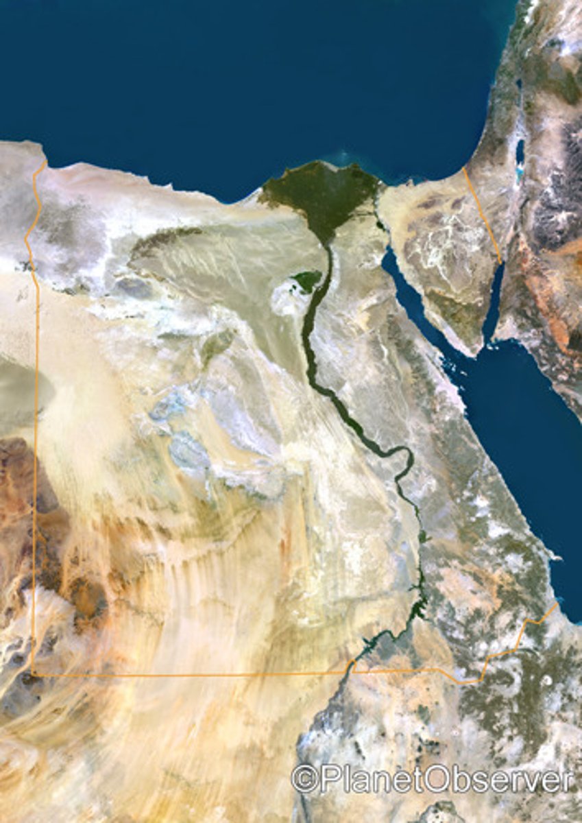 <p>The number of people per unit of area of arable land, which is land suitable for agriculture. A prime example of physiological density is Egypt, where a large population is concentrated along the narrow Nile River valley, meaning most people rely on a small area of arable land for sustenance. While Egypt may not have a high overall population density when considering the entire landmass, its physiological density is very high due to the limited arable land.</p>
