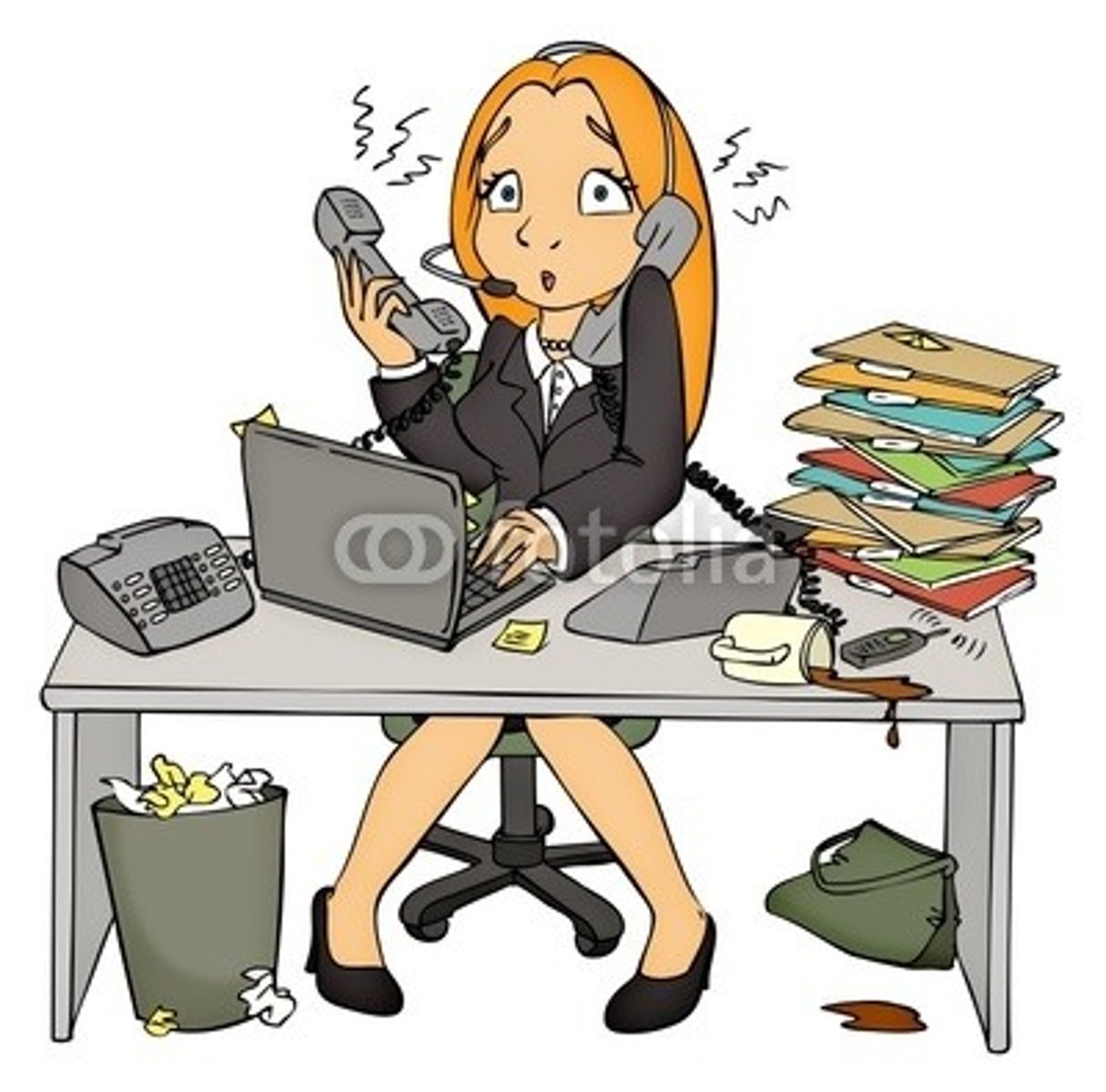 <p>secretary (female)</p>