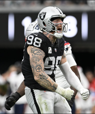 <p>Maxx Crosby's Sacks</p>