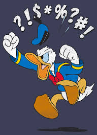 <p><span>Having or showing a tendency to be easily angered. Donald duck has a quick temper, you could say he’s irascible.  </span></p>