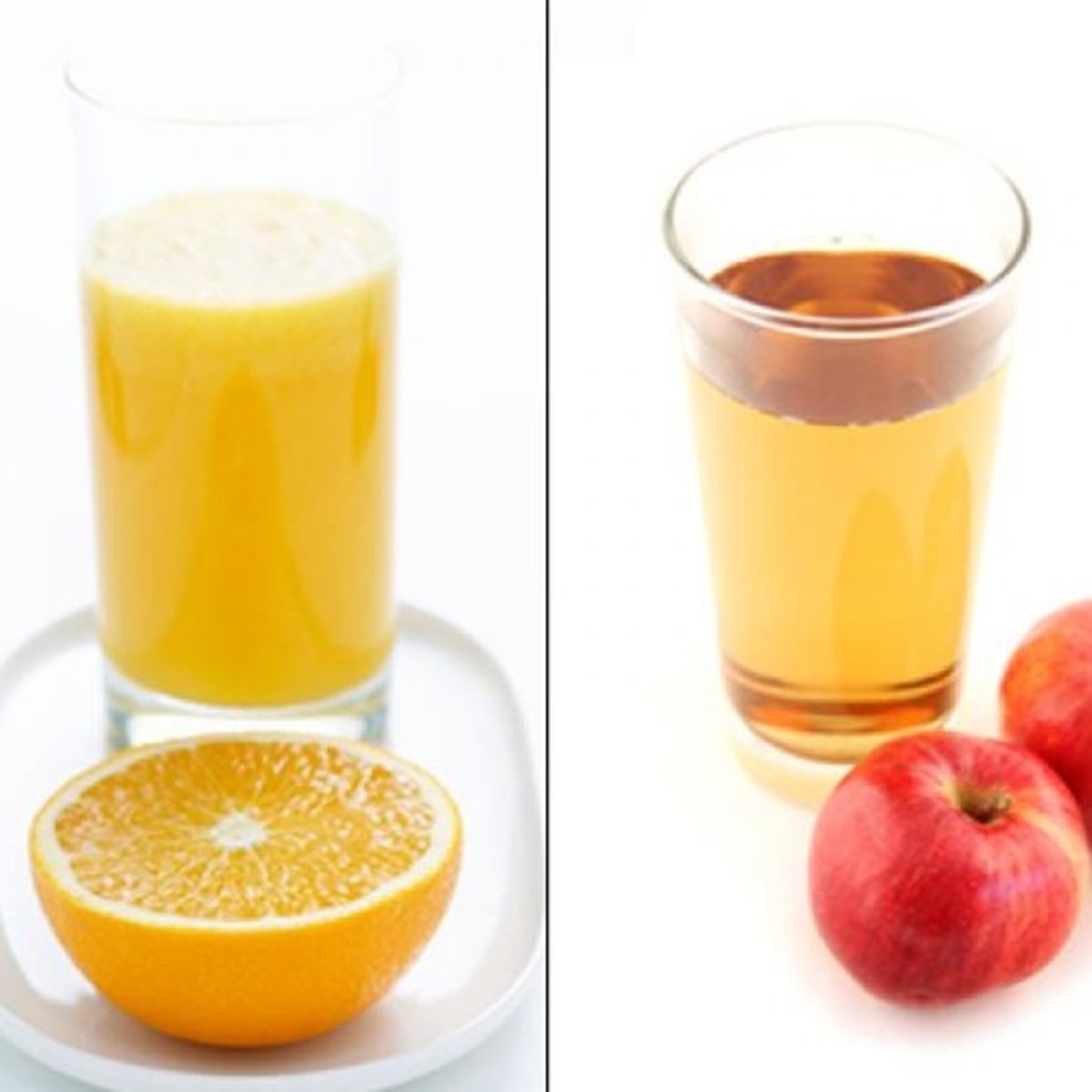 <p>(orange, apple) juice</p>