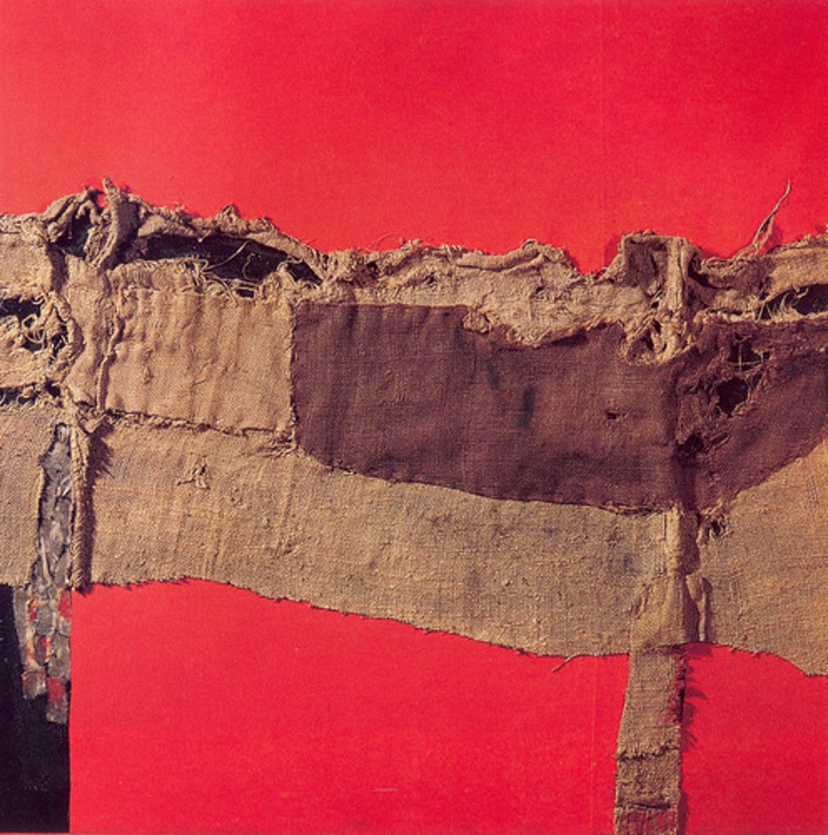 <p>Alberto burri, materials of bandages and wound covers</p>