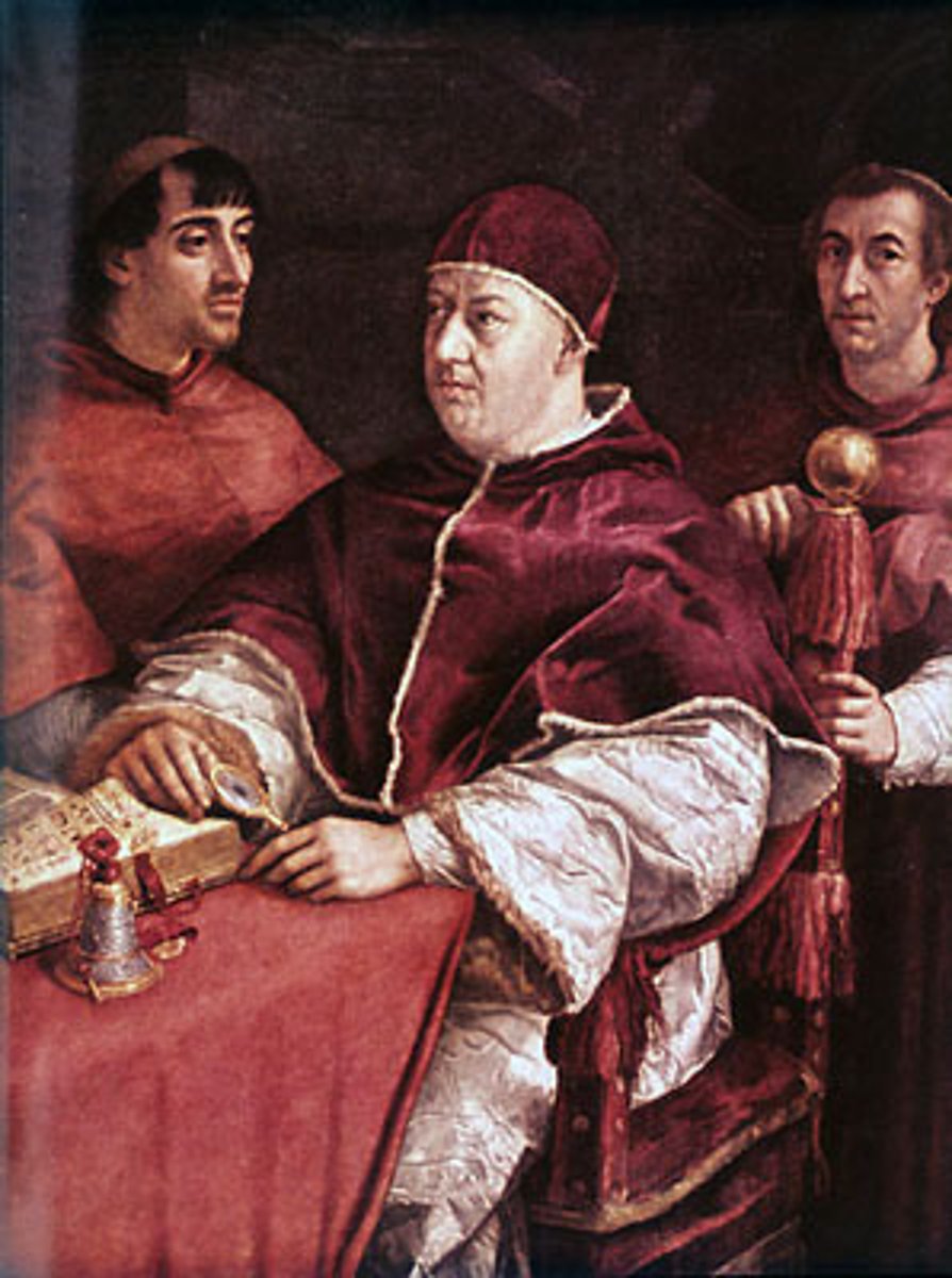 <p>Introduction: On October 31st, 1517, Martin Luther published his 95 theses in an attempt to get the Church to reform, including misuse of money, untrained priests, and selling indulgences.<br><br>- On November 1517 the stance was to ignore. There was no reason. Leo X dismissed Luther's 95 Theses as a quarrel among monks (Bellitto).<br>- On February 1518 the stance was to refute. Pope Leo X responded by writing a letter. Since Luther was an Augustine Monk Pope Leo X requested the vicar-general of Augustine monks to compose a letter to Luther and to tell him to recant. (I.O) The Church did this as they thought Martin will be controlled by the Augustine Monks. <br>- On October 1518 the stance was to Condemn. The Catholic Church invited Luther to a meeting with the Pope's official, Cardinal Cajetan. Cajetan insisted that Luther will recant, however, Luther stood his ground and didn't recant. Luther wanted to debate his beliefs. (I.O) The Church thought that Cajetan had the power, authority and credibility to silence Luther.<br>- On June-July 1519 the stance was to condemn. A public debate was held in regards to Luther's beliefs. The Catholic Church gave reasons why Luther was wrong, however, Luther believed that scripture (+ Faith alone ~ Bellitto) was the only judgement he will accept. (I.O) The Church held this debate to show that Luther was wrong, however, was not effective.<br>- On June 1520 the stance was to condemn. Pope Leo X wrote a papal bull named "Exsurge Dominae". It ordered Luther to recant or he will be excommunicated. This makes Luther angry as the Church is trying to shut him up. He burns the letter publicly on December 1520. (I.O) To show that Luther and his theologies were wrong.<br>- On January 3rd 1521, the stance was to condemn. Luther was excommunicated. (I.O) To silence Luther, however, it doesn't go to plan.<br>- On April 1521, the stance was to deal with/to attack. Luther was invited to attend an Imperial meeting (Diet of Worms) in Germany. Luther was surrounded by representatives such as Charles V, the Holy Roman Emperor. Luther was commanded to recant but refused to. Emperor Charles V ordered for his arrest but he escapes. Prince Federick of Saxony 'kidnaps' Luther and hides him in Wartburg Castle for a year. During that time Luther translates the Bible into German. After Luther was released, he returned to Wittenberg to start his own church (1526). (I.O) The Church believed that summoning Luther to this meeting will silence him for good. The Church could have killed him but Martin escaped.<br>- In 1545-1563 the church took the stance to consider and adapt. The Catholic Church summons the Council of Trent to clarify and define the Church's beliefs. This was a moment for the Church to change and reinforce many beliefs. The representatives discussed major topics such as salvation, having a uniform text for sacraments + masses and re-establishing or restoring the Pope as the head of the Church hierarchy. From Bellitto's text, The Council of Trent clarified that Good Works were needed with faith to get to heaven. Additionally, indulgences were kept, however, people were warned not to do things superstitiously (naive) or do things in a way to buy themselves into heaven. (I.O) The Church considered and adapted as they needed to stay relevant, and credible.</p>