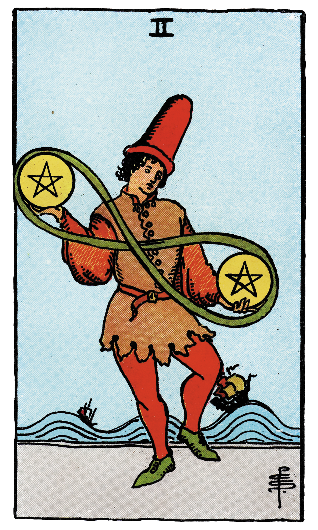 <p>II of Pentacles</p>