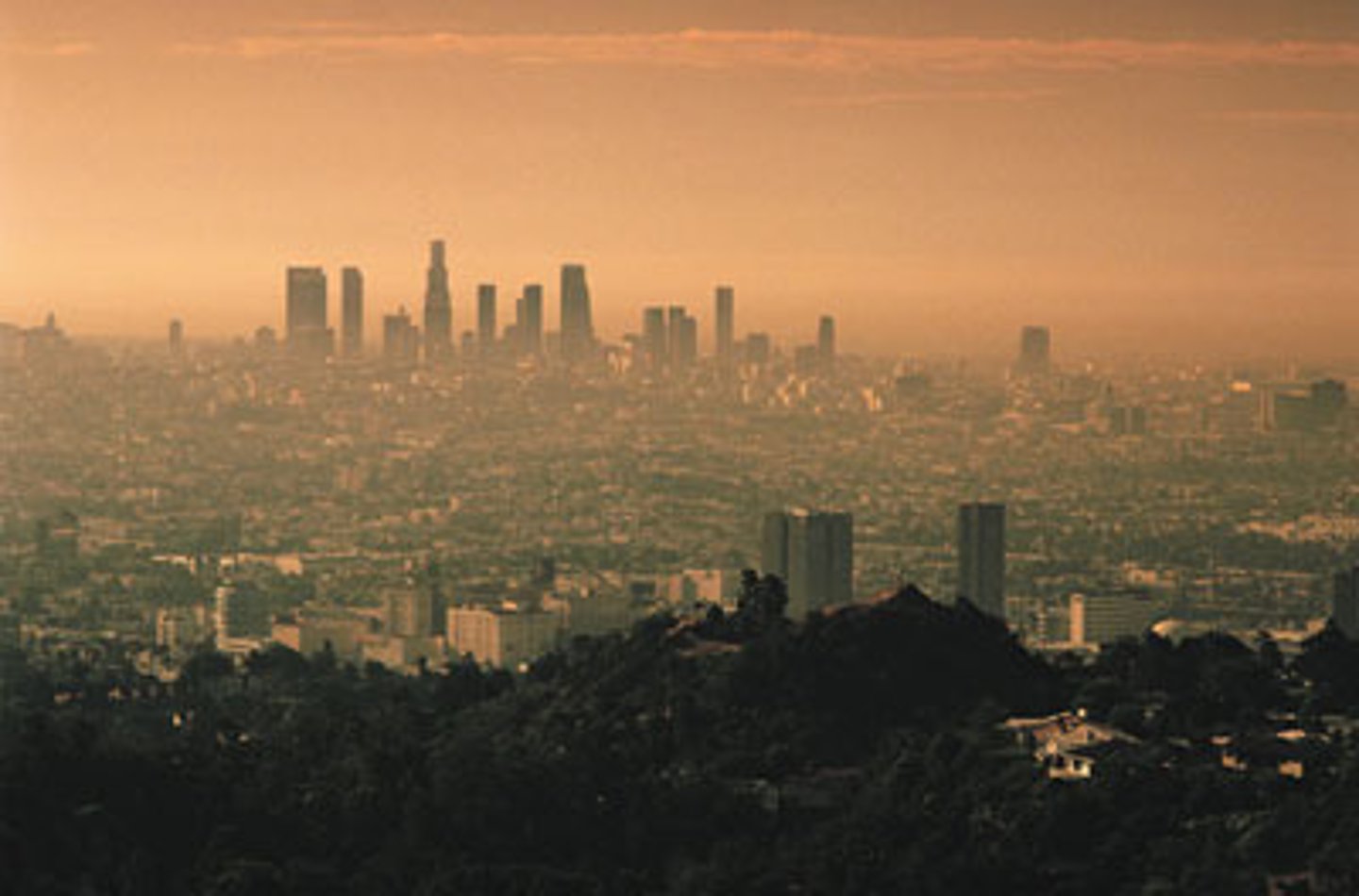 <p>Dominated by oxidants. LA-type smog or brown smog.</p>