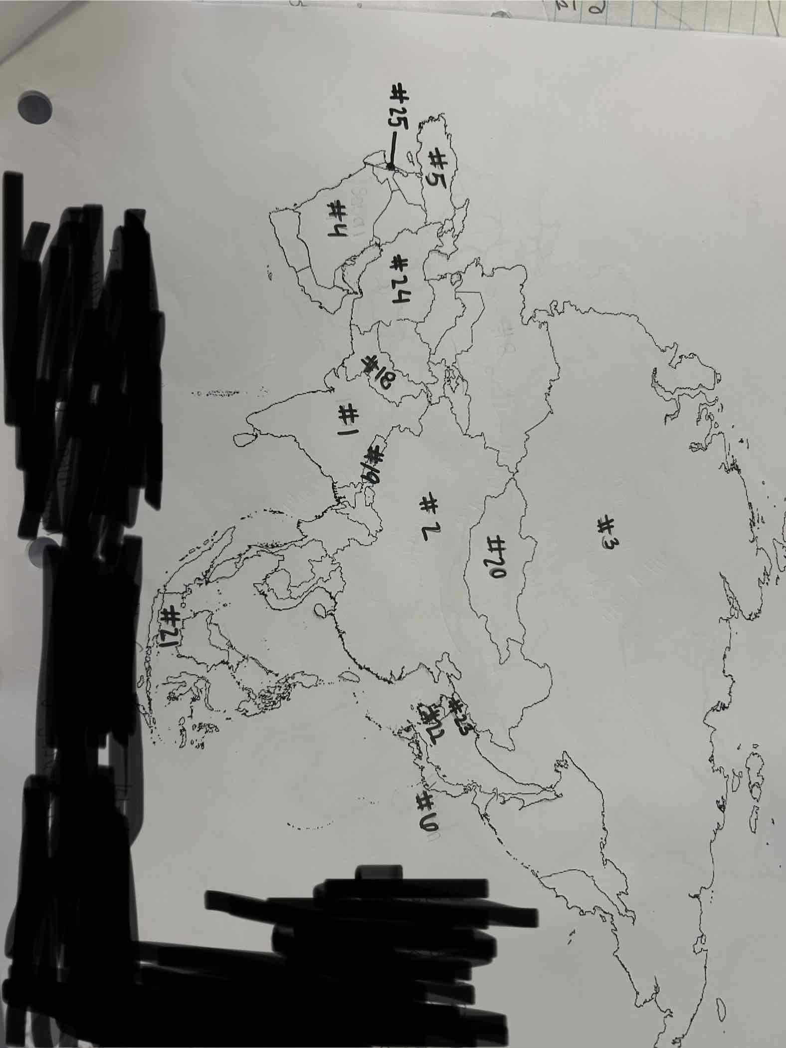 <p>What country is number 21</p>