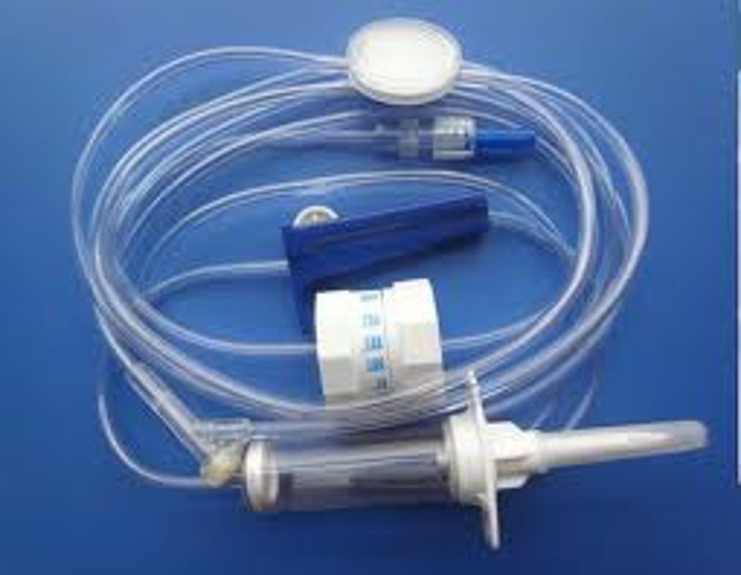 <p>A disposable device used to deliver IV fluids to patients, admitting liquid substance directly into the circulatory system.</p>