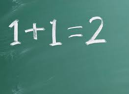 <p>I knew that 1 plus 1 equals 2</p>