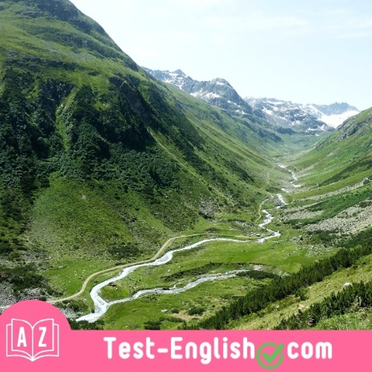 <p>We were walking in the _____ at the bottom of the mountains.</p>