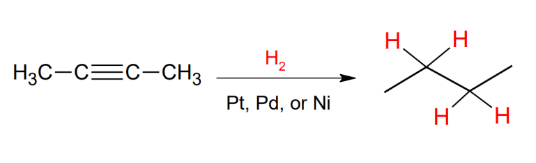 <p>takes it all the way back to the alkane, too reactive to yield a double bond.</p>
