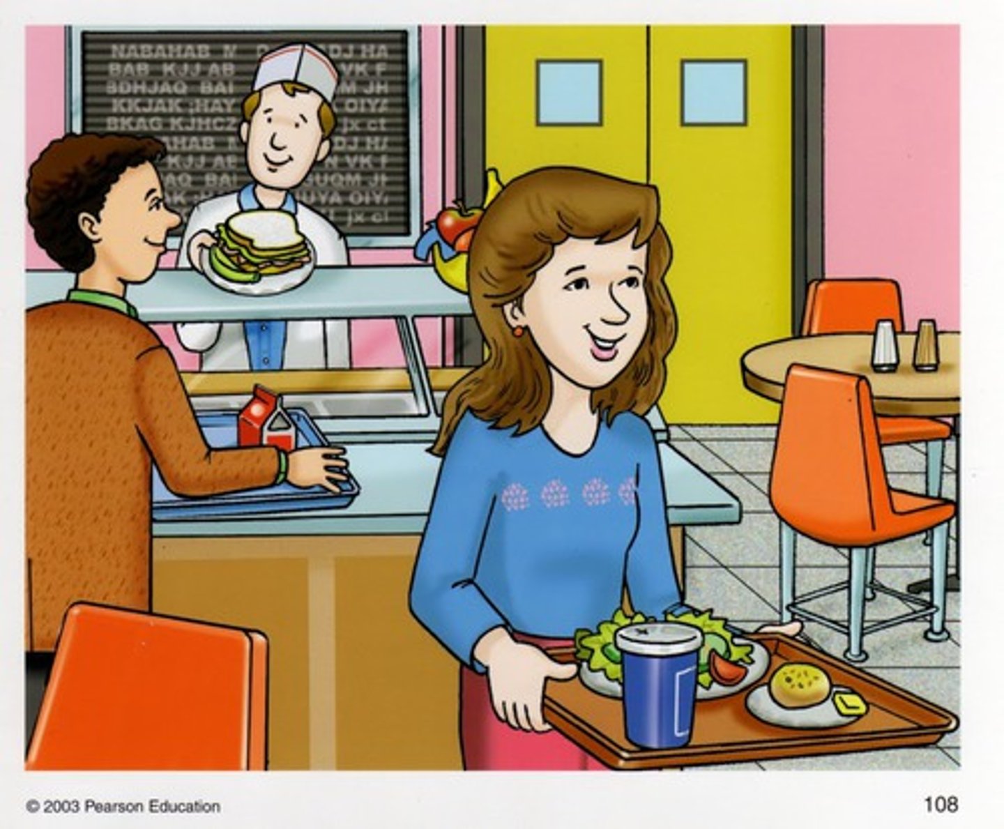 <p>the cafeteria</p>