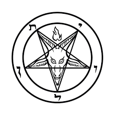 <ul><li><p>Official insignium of LaVeyan Satanism and the Church of Satan.</p></li><li><p>Derived from an older symbol in the 1897 book "La Clef de la Magie Noire."</p></li><li><p>Initially used by the Church of Satan during its formative years.</p></li><li><p>A unique version was created during the writing of The Satanic Bible to exclusively identify with the Church of Satan.</p></li><li><p>Named the Sigil of Baphomet for the first time in Anton LaVey's The Satanic Rituals.</p></li><li><p>First appeared on the cover of The Satanic Mass LP in 1968 and later on the cover of The Satanic Bible in 1969.</p></li><li><p>The symbol is copyrighted by the Church of Satan.</p></li></ul>