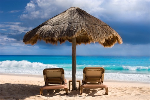 a beach