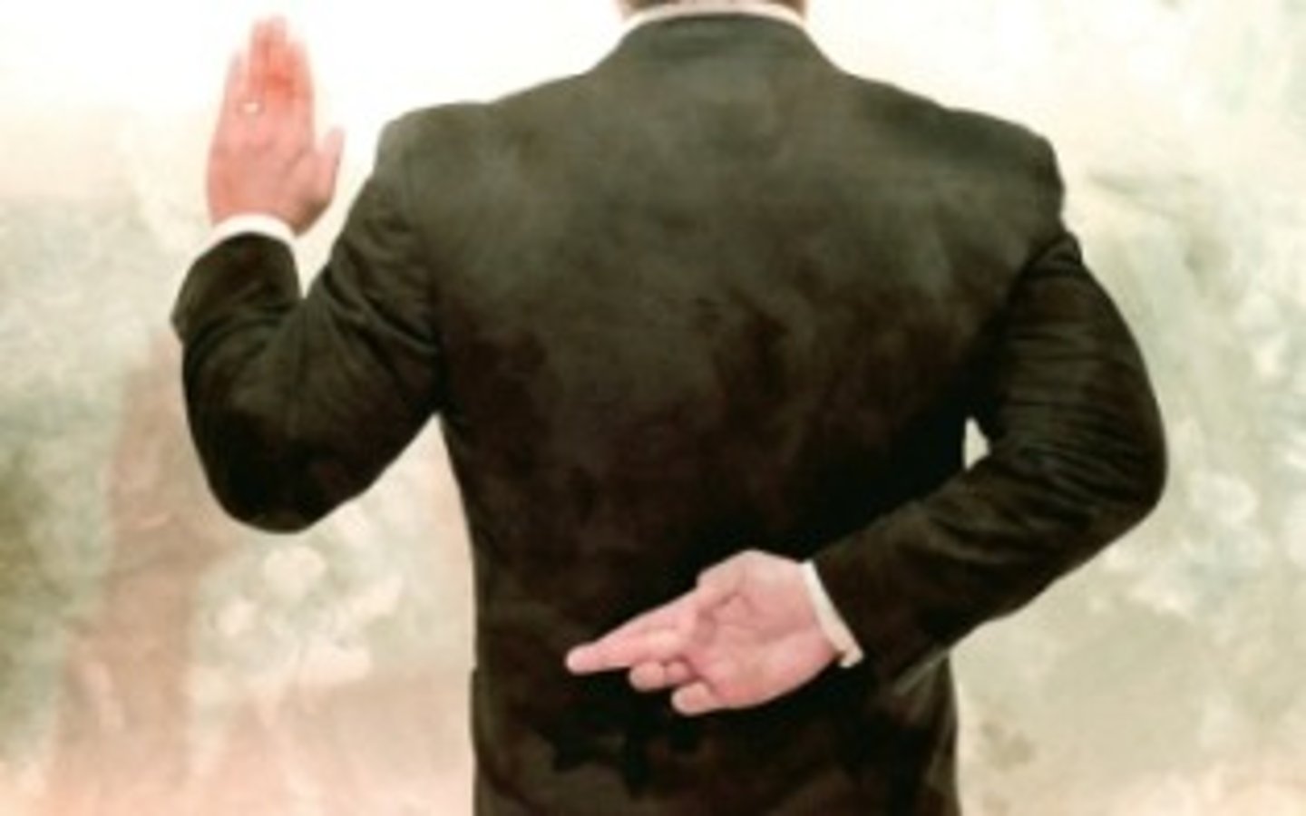 <p>To avoid telling the truth or saying what you think (evade, lie)</p>