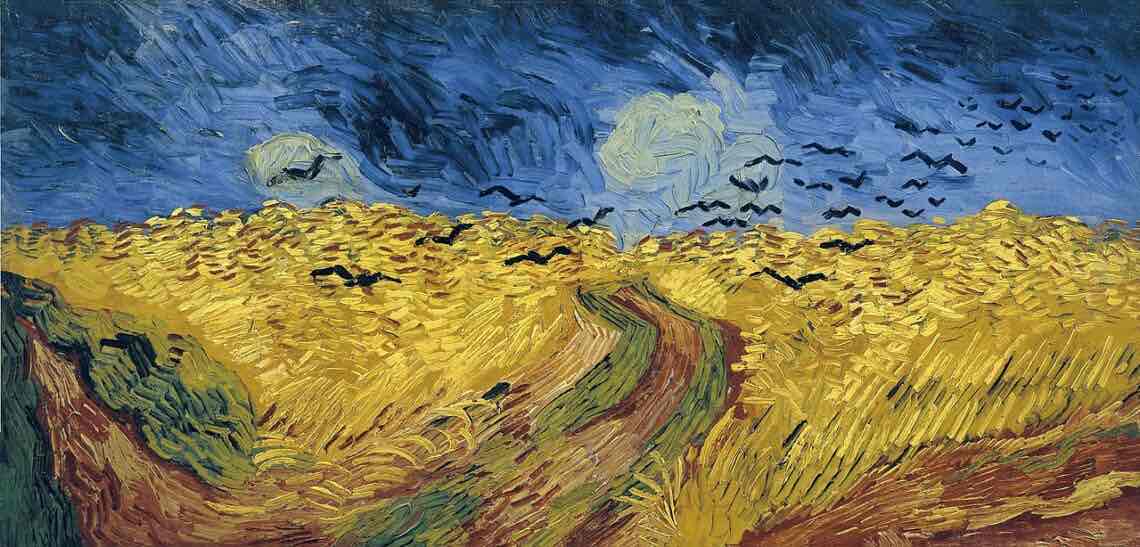 <p>Wheatfield with Crows (1890)</p>