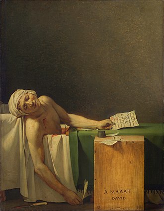 <p><span>Death of Marat</span></p>