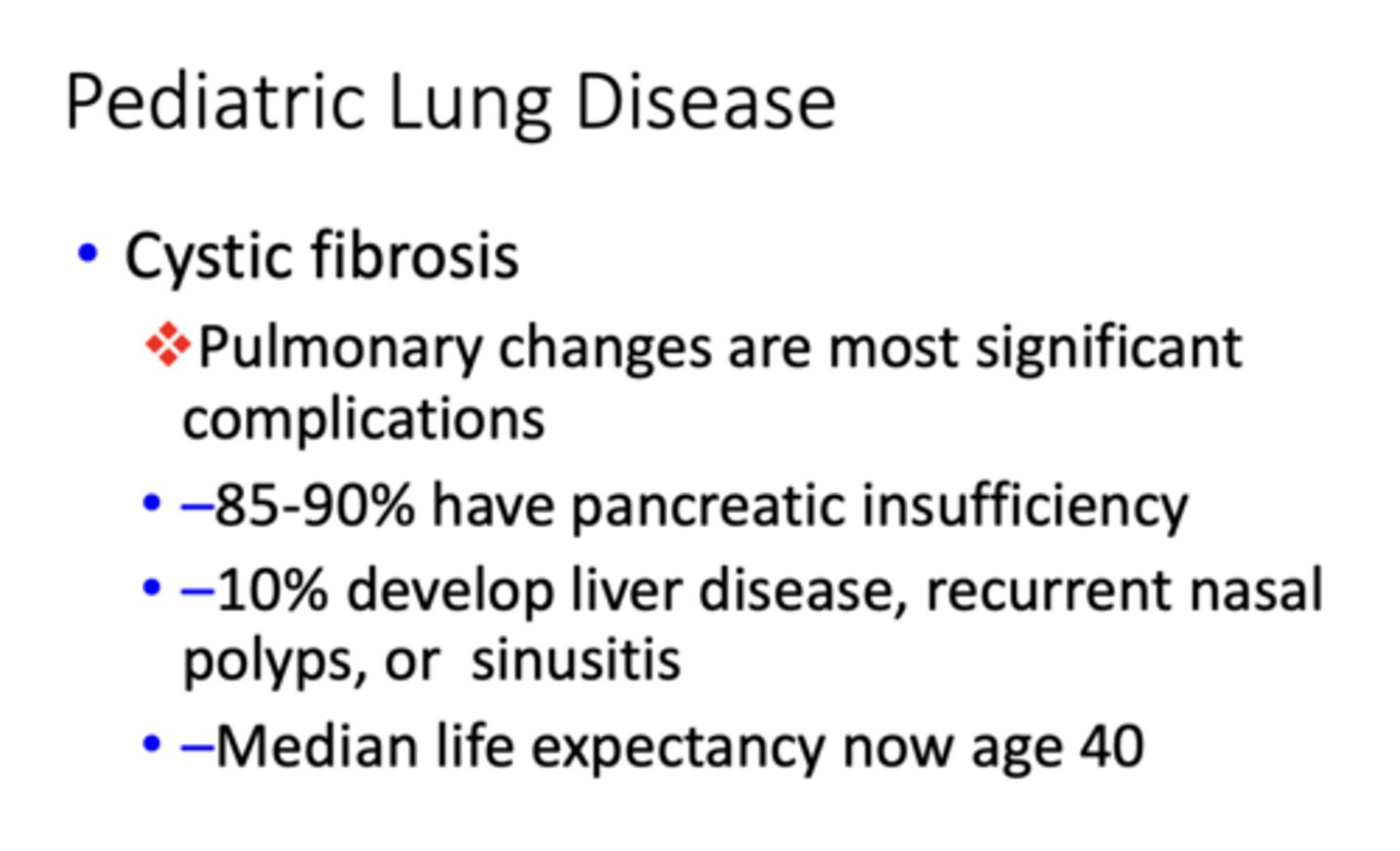 <p>pulmonary changes</p>