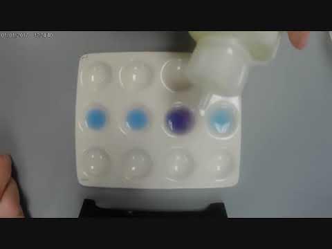 <p>Which reagent did we use?</p>