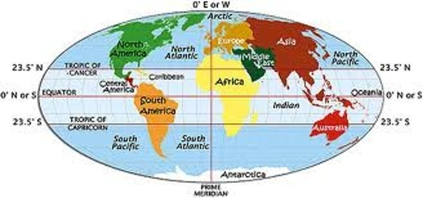 <p>The tropics - various plants grow best here.</p>