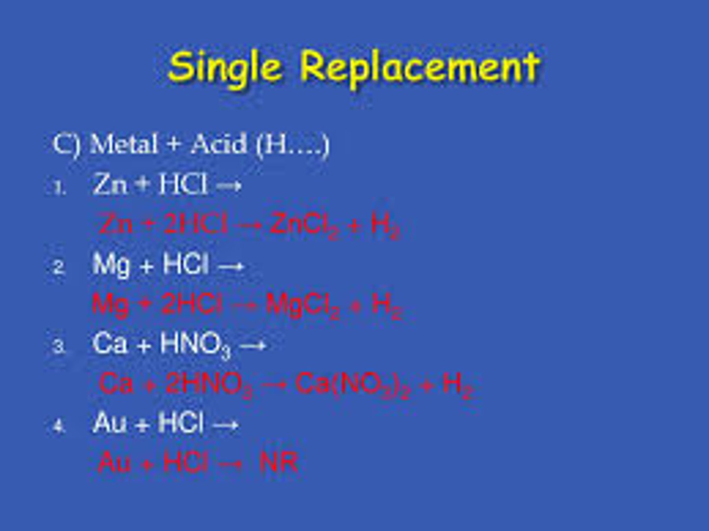 <p>ZnCl2 + 2LiOH ->2LiCl + Zn(OH)2</p>