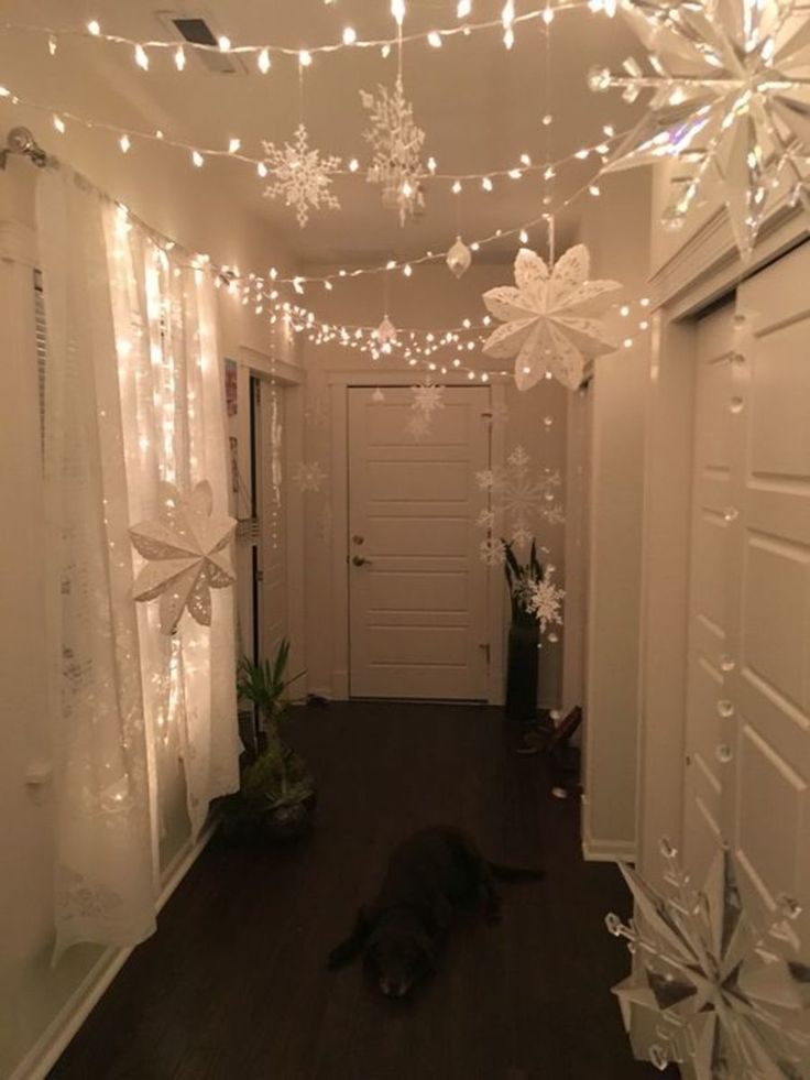 <p>cut out snowflakes </p>