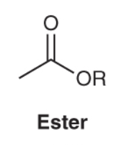 <p>What is the characteristic IR spectra for an ester compound ?</p>