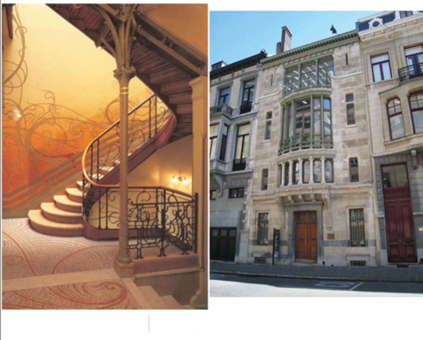 <p>Design by Victor Horta; known for its highly decorated stairwell which makes a refined play on the<strong> vegetable and flower forms.</strong></p>