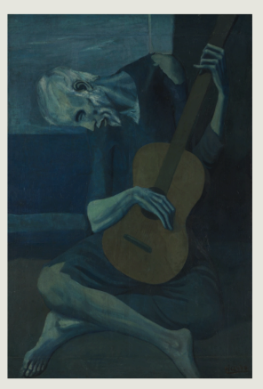 <p>Pablo Picasso - The Old Guitarist </p>