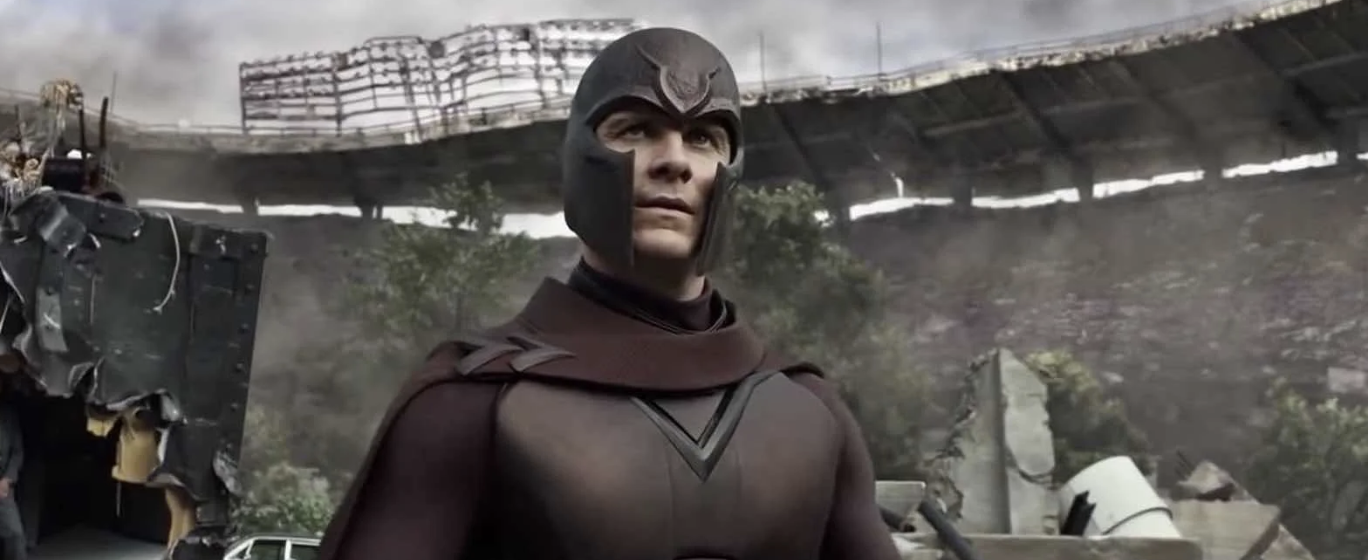 <p>The medium shot is one of the most common camera shots. It's similar to the cowboy shot above, but frames from roughly the waist up and through the torso. So, it emphasizes more of your subject while keeping their surroundings visible. Here's an example of the medium shot size from one of the best superhero movies X-Men: Days of the Future Past.</p>