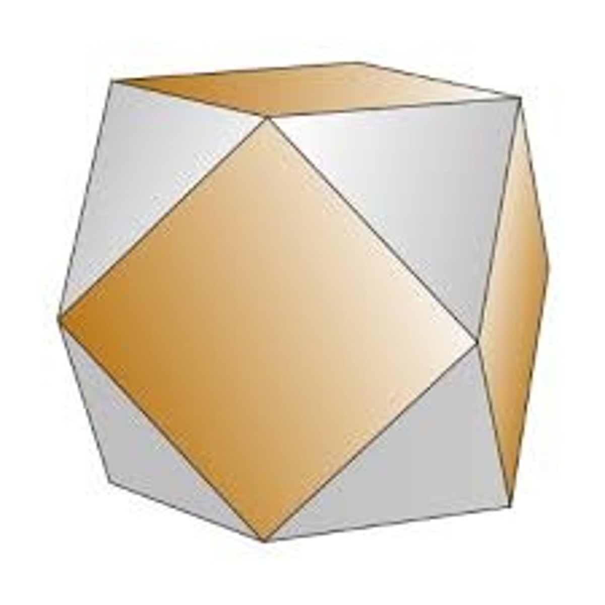 <p>A cube but with "triangular-flat" corners</p>